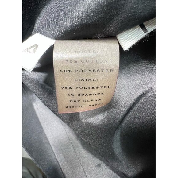 Ann Taylor Dress Womens size 4 Black Stretch Business Casual Sleeveless 2 Pocket - Picture 4 of 6
